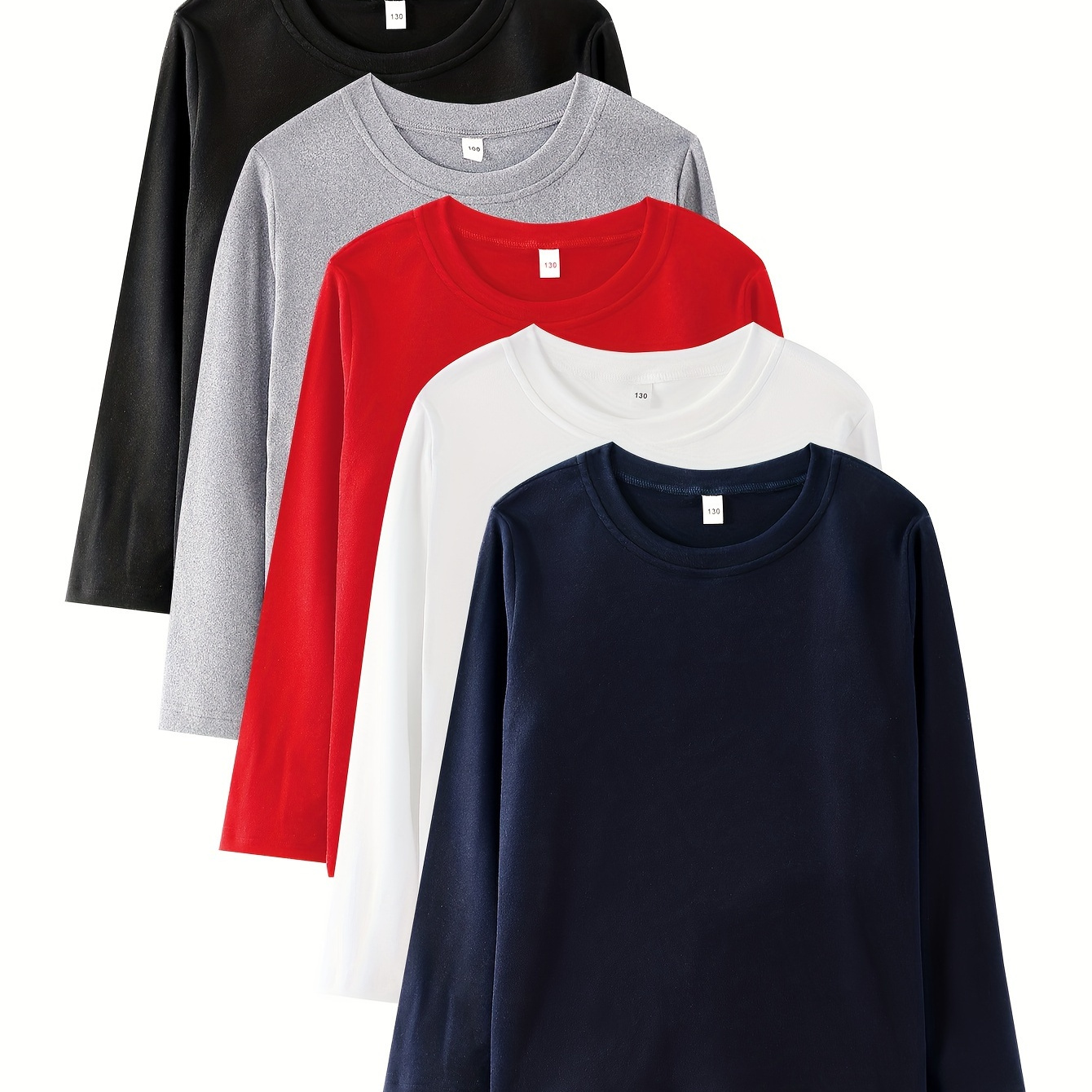 

Ensemble T-shirt décontracté à manches longues pour garçons Donabebe, tissu polyester doux, col rond, poches, convient aux enfants de 12 ans et moins, vêtements d'hiver