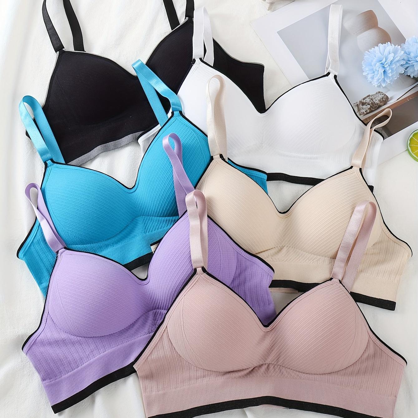 

's , Polyamide , , Wireless, , Non-removable , Lined, For Adults