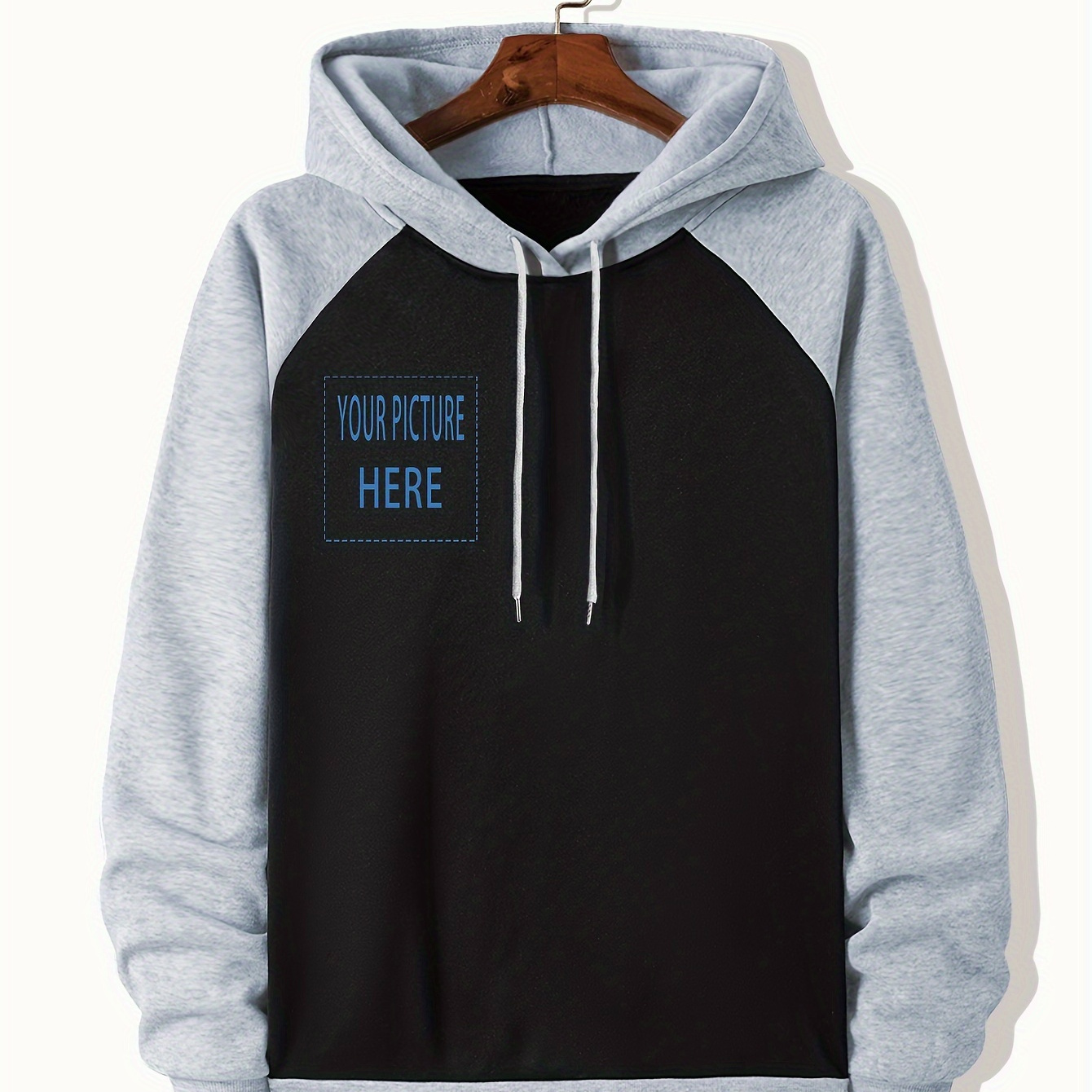 

Men's Plus Size Hoodie - Casual & Sporty, Polyester, Machine Washable With Kangaroo Pocket, Plus Size