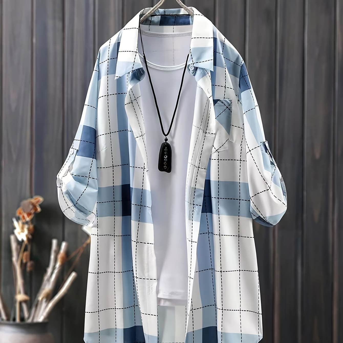 

Women's Plus Size Button-up Shirt - Lightweight Polyester , Long Sleeve, Classic Collar, Machine Washable, Casual , Casual Vacation Wear | Classic Shirt | Smooth Texture