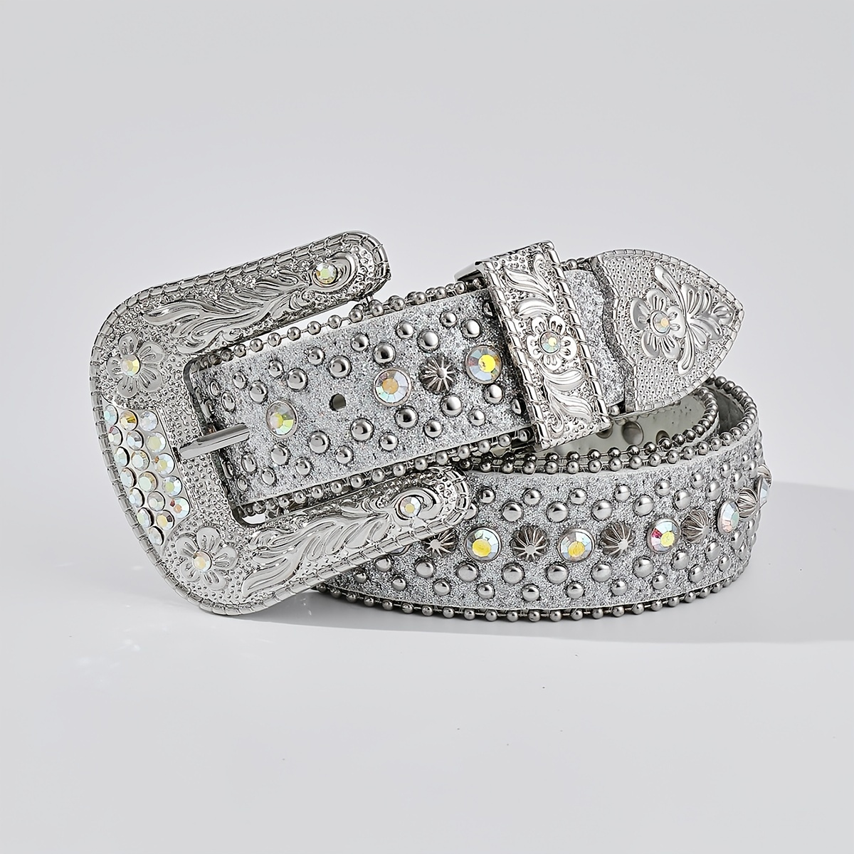 Fast Delivery Luxury Crystal Rhinestone Belts Men Women Unisex Diamond  Studded Western Belt Sparkle Designer Leather Belt - Buy Bb Simon