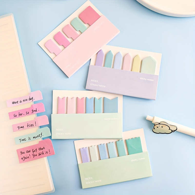 Transparent Sticky Notes Sticky Strong Cute Invisible Student Note Stickers  Can Be Pasted Sticky Paper