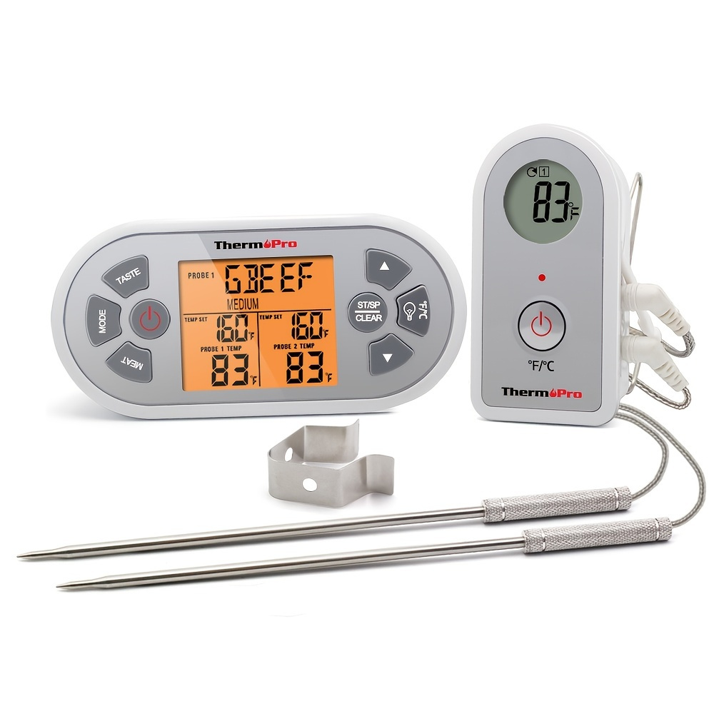 Thermopro Tp 07b Wireless Meat Thermometer Digital Grill - Temu