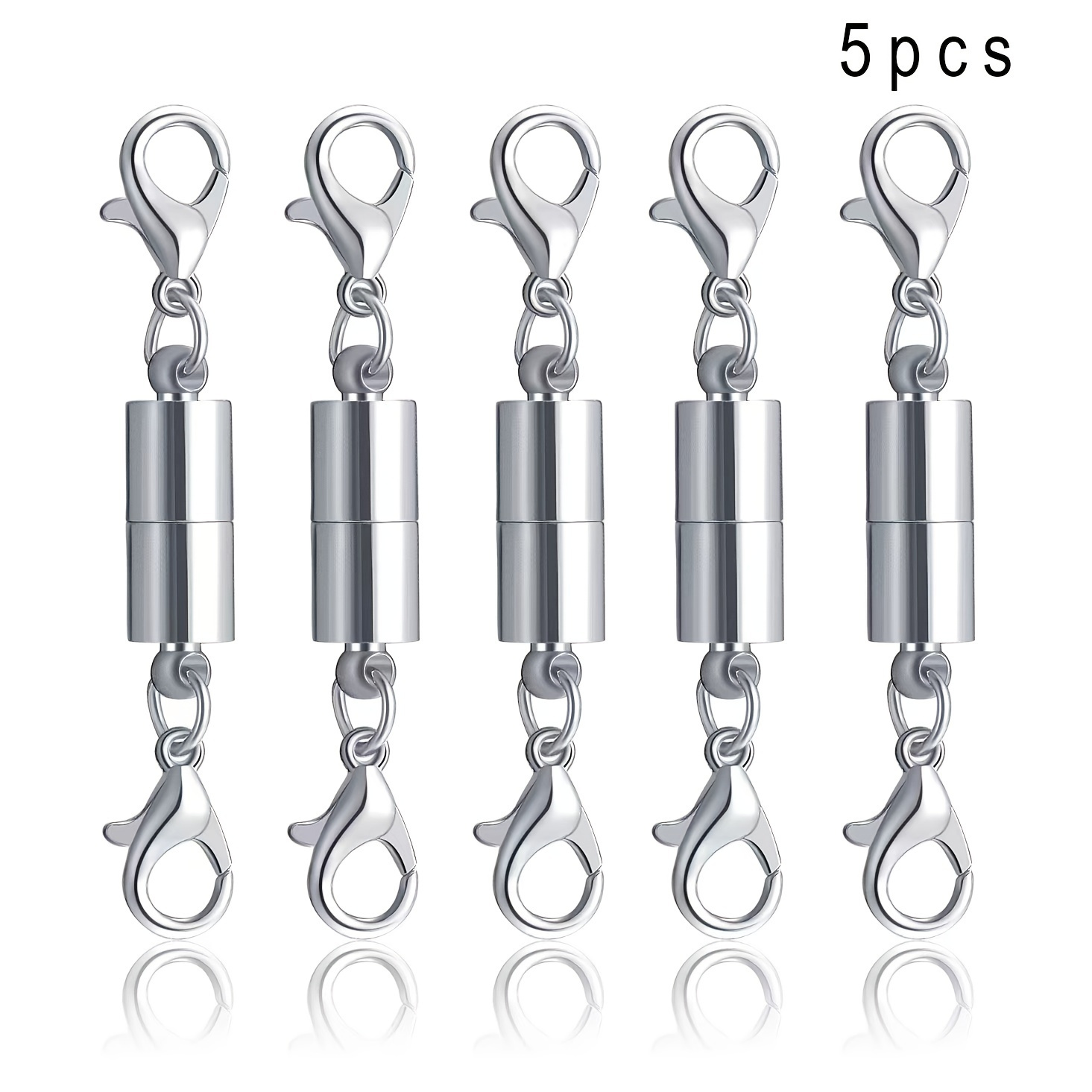 

5pcs/pack Fashion Casual Cylindrical Magnet Buckles For Bracelet Necklace