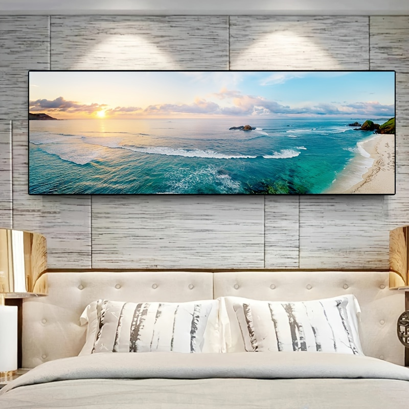 

1pc Canvas Painting, Nature Landscape Painting Wall Art Decor, For Living Room Wall Decor, Bedroom Wall Decor Office Kitchen Decor, No Frame, 19.68inch*59.05inch