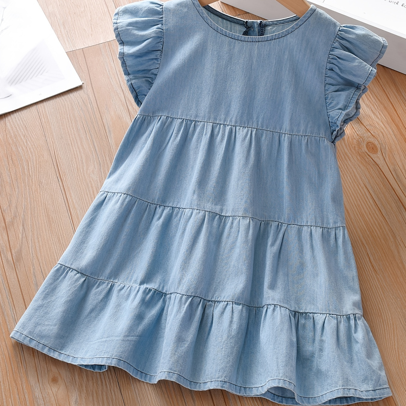 

Girls Casual Cute Sleeveless Dress For Summer Kids Clothes