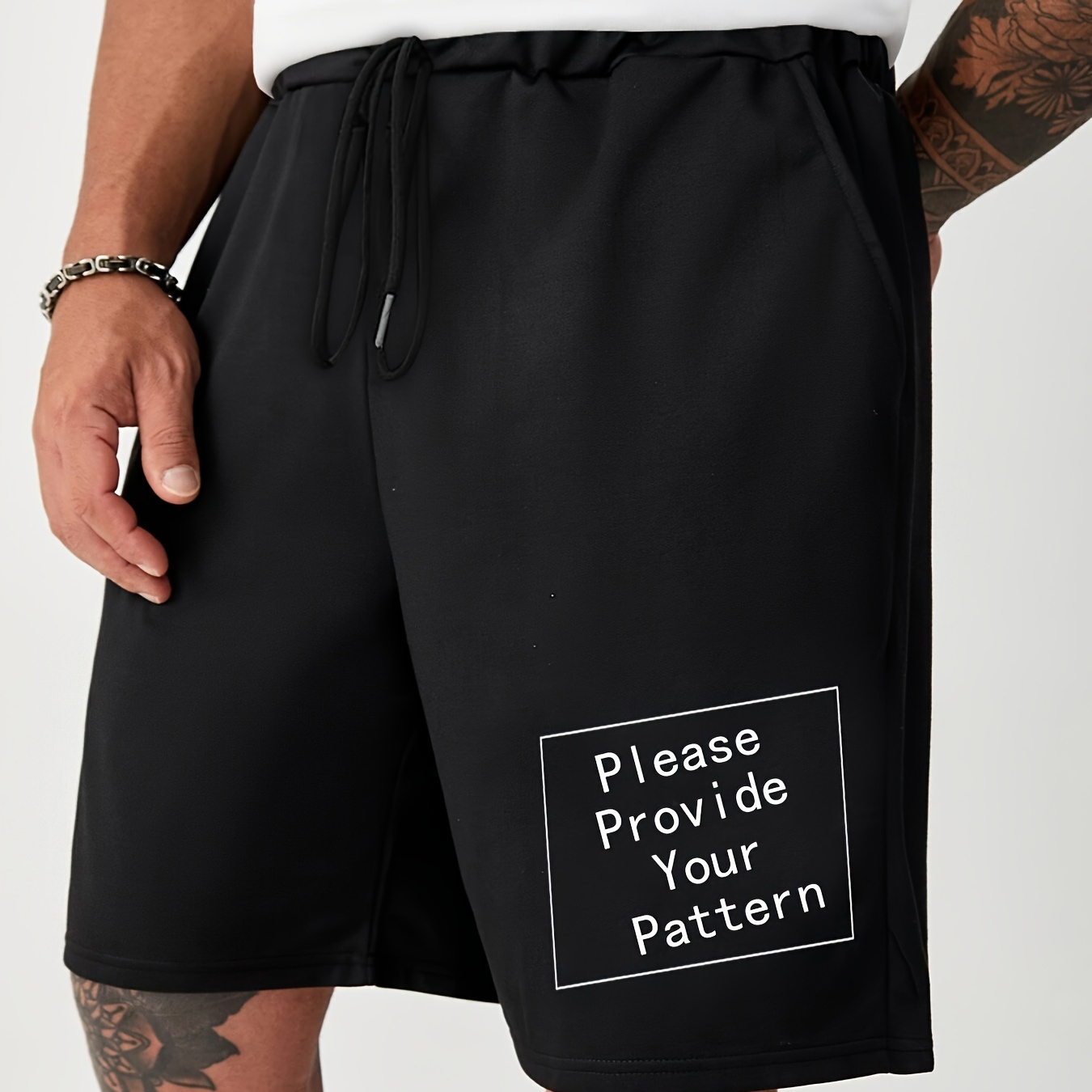 

Customized Print Men's Drawstring Casual Simple Style Comfy Shorts Sport Pants For Spring Summer Outdoor Fitness