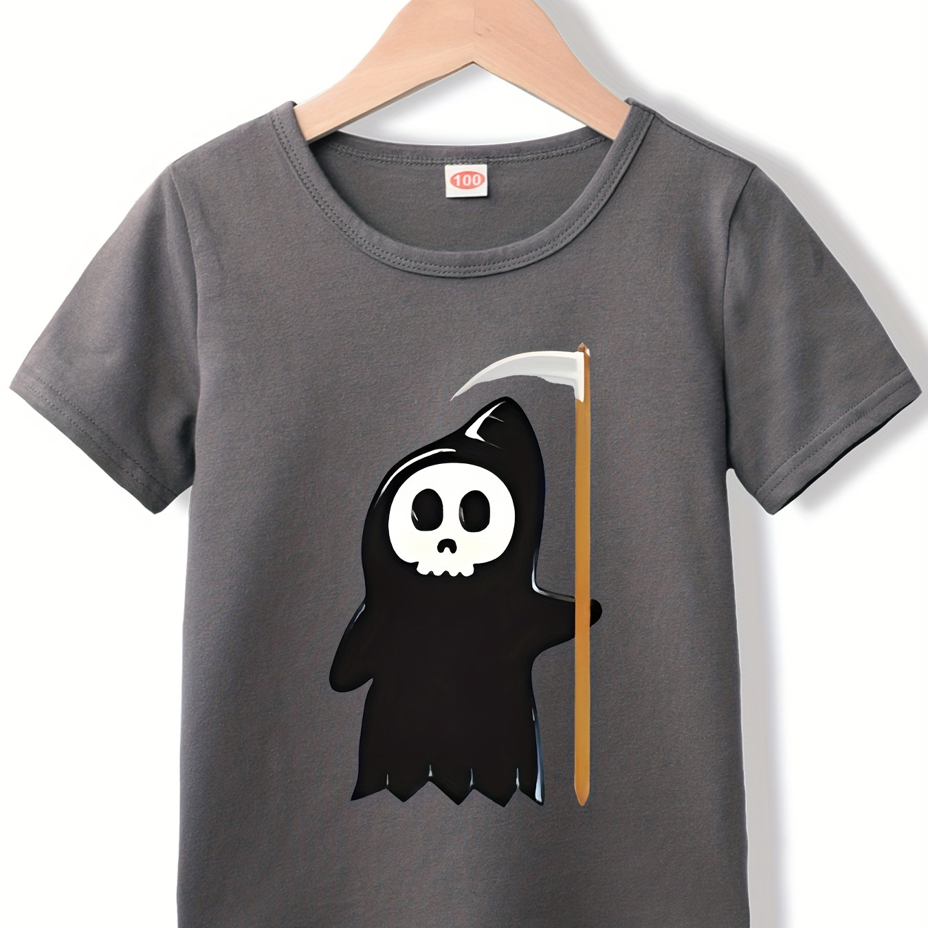 In Stocks 】 halloween Camiseta De Esqueleto Para Meninos Meninas Blusas  Impressas Em 3D Gola Redonda Versão Anime Camisa Diária Infantil