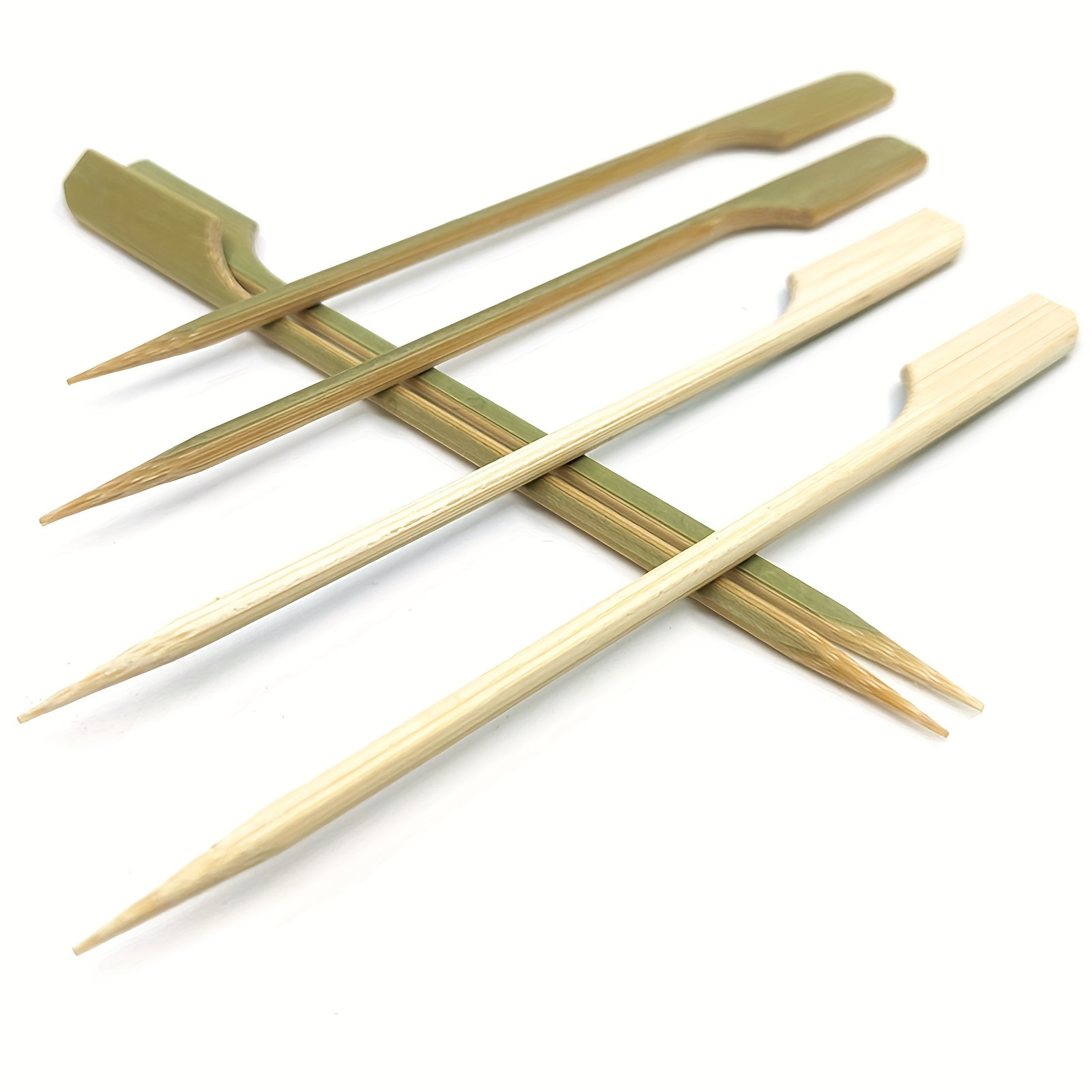  200 PCS Bamboo Skewers for Appetizers, 4.7 Inch Toothpicks,  Cocktail Picks for Drinks, Fruit Kababs, Sausage, Barbecue Snacks, Natural  Wooden Paddle Skewer Mini Food Sticks, Charcuterie Accessories : Patio,  Lawn & Garden