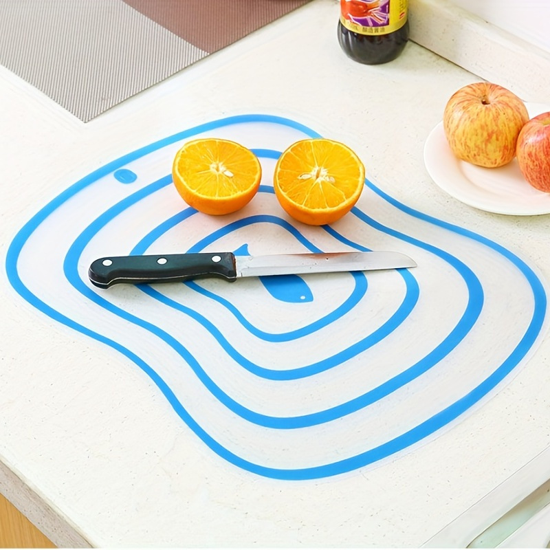 Frosted Cutting Board Kitchen Case Board Plastic Cutting Fruit Board  Household Non-slip Thin Sheet Transparent
