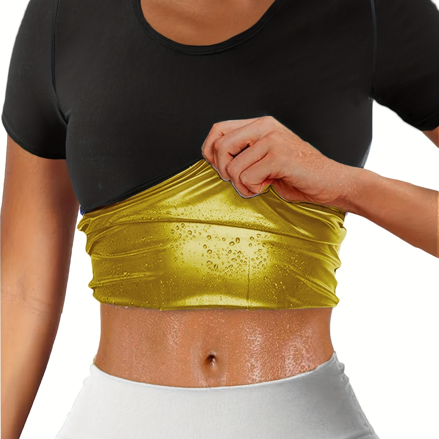 

Women's Heat Trapping Sauna Shirt - Sweat Vest Shapewear - Sauna Suit Top - Sweat More & Look Great