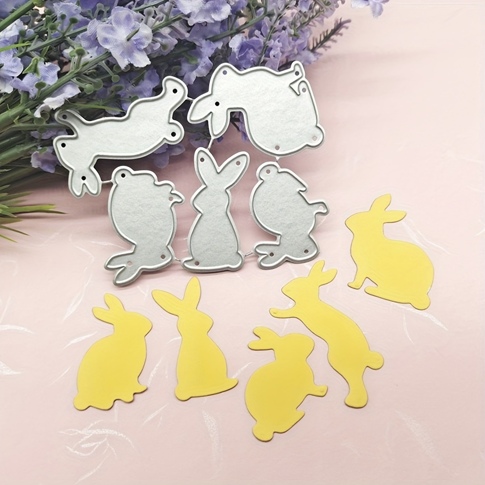 

5 Rabbits Metal Cutting Dies New 2023 For Card Making Scrapbooking Diy Album Paper Craft Die Cut