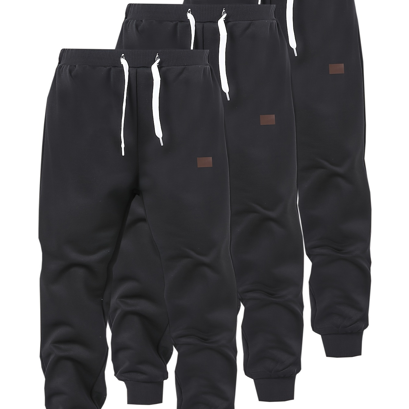 

3pcs Boys' Drawstring Waist - , Sweatpants For & , For