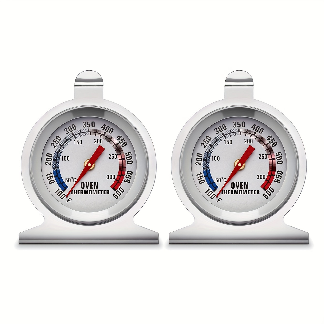 Oven Thermometer Double Scale 50 300°c/80 80°f Oven Barbecue - Temu