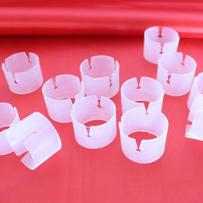  Toyvian 150pcs Arch Clips Ballon Arch Holder Stand Ring  Connector for Wedding Rings Balloon Buckle Ballon Arch Ring Circle Stand  Mini Fridge Balloon Ring Buckle Button Column Clamp White : Home