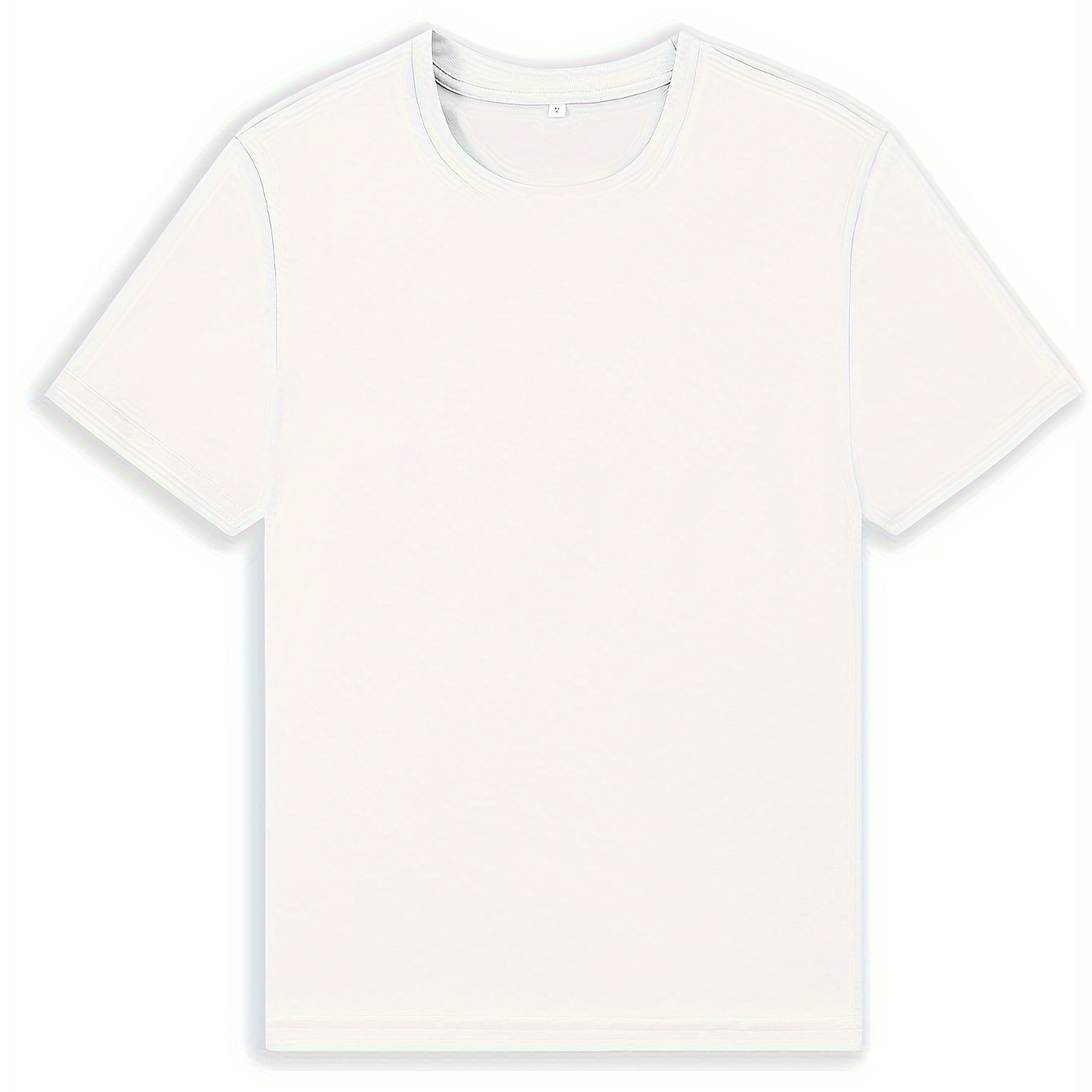 

Women's Solid Color Casual Summer T-shirt, Crew Neck Short Sleeve Top, Lightweight & Comfortable Style