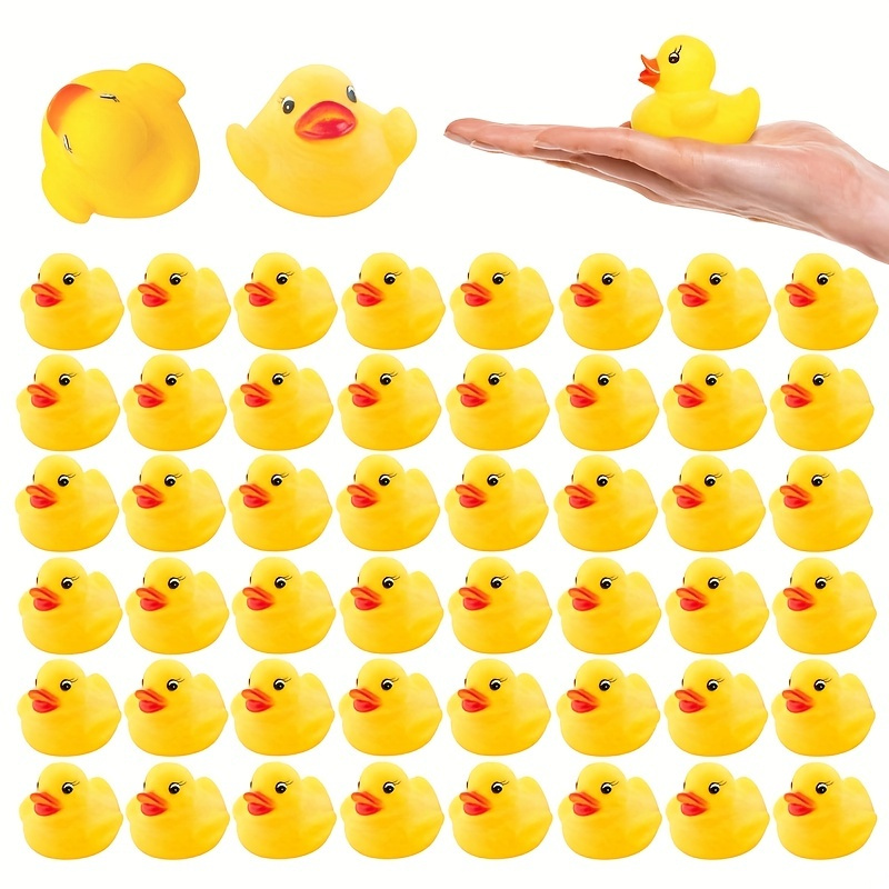  100 Pack Rubber Ducks in Bulk, Jeep Ducks for Ducking, Assorted Rubber  Ducks Jeep Ducking, Baby Showers Accessories, Birthday Gifts, Floater Duck  Bath Toys for Kids : Toys & Games