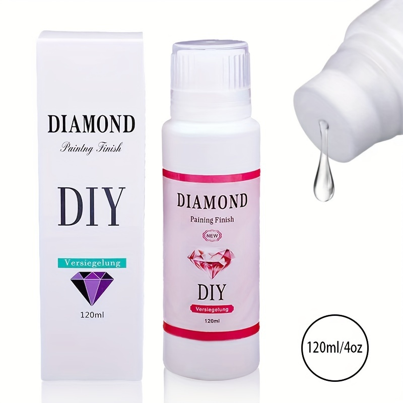 Diy Diamond Painting Sealant Glue Brightening Liquid - Temu