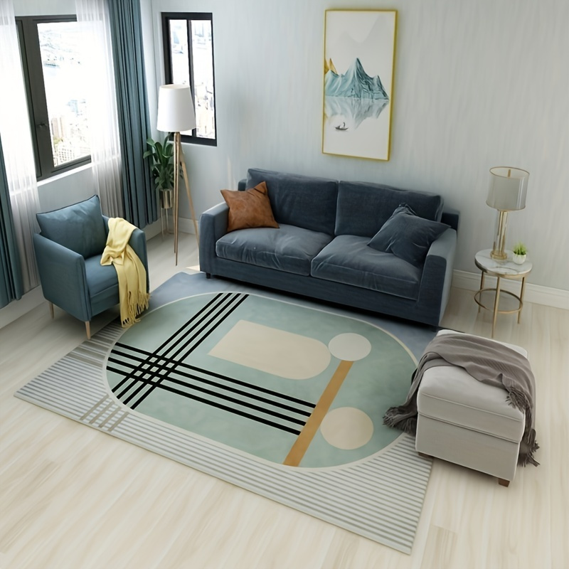 Abstract Industrial Soft Area Rug – Modern Rugs and Decor