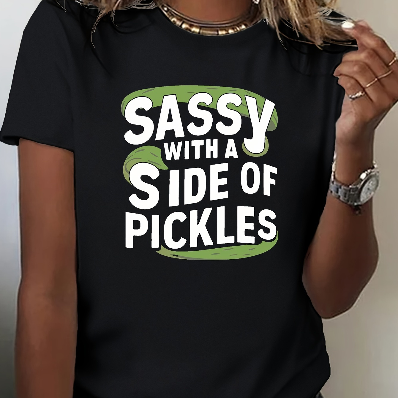 

Sassy Pickles Pure Casual Women's Tshirt Fit