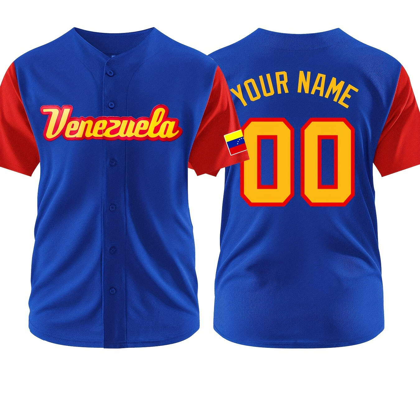 

Men's Custom Baseball Jersey Shirt, Diy Name And Number Print, Men's Baseball Jersey Embroidered Leisure Outdoor Sports Customized S-3xl