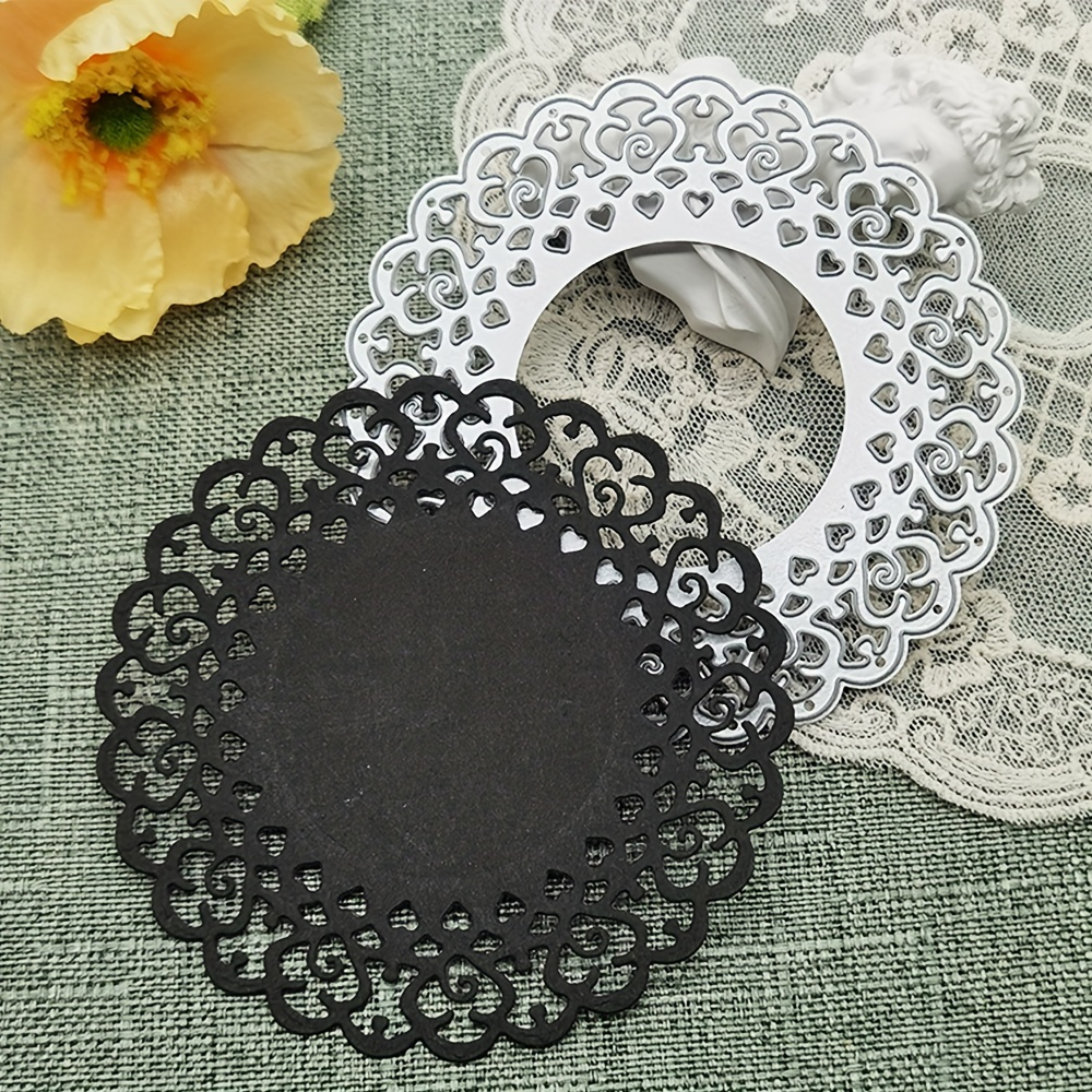 

Make Beautiful Crafts With Round Lace Metal Cutting Dies - Diy Scrapbooking Stamping Stencils Supplies Eid Al-adha Mubarak