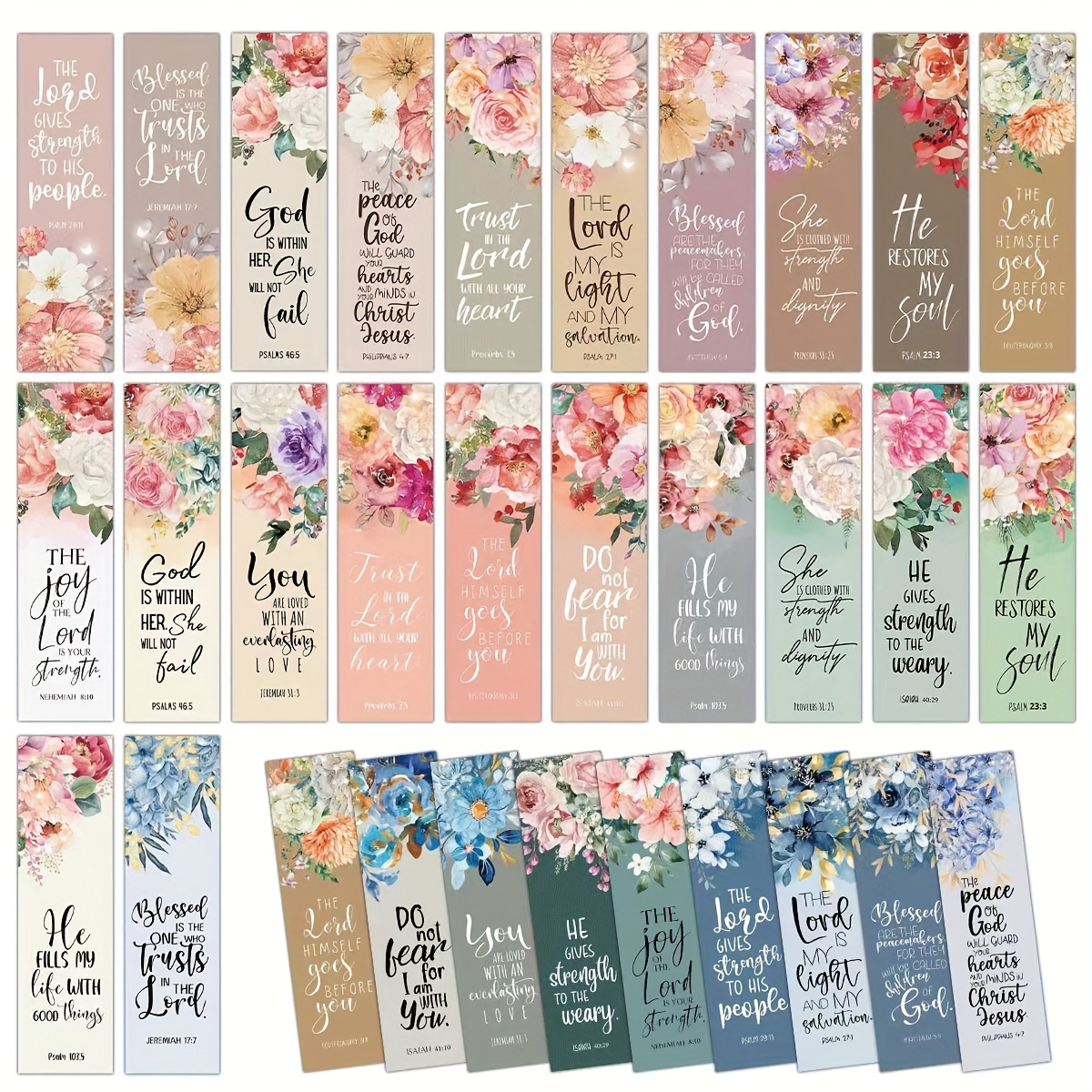 bookmarks with scripture sold on Temu Canada