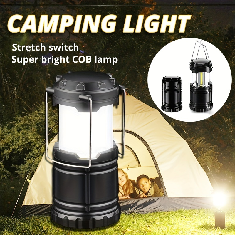 

Cob Camping Light: Portable Telescopic Led Outdoor Tent Light For Emergency Hooks & Fishing Lanterns