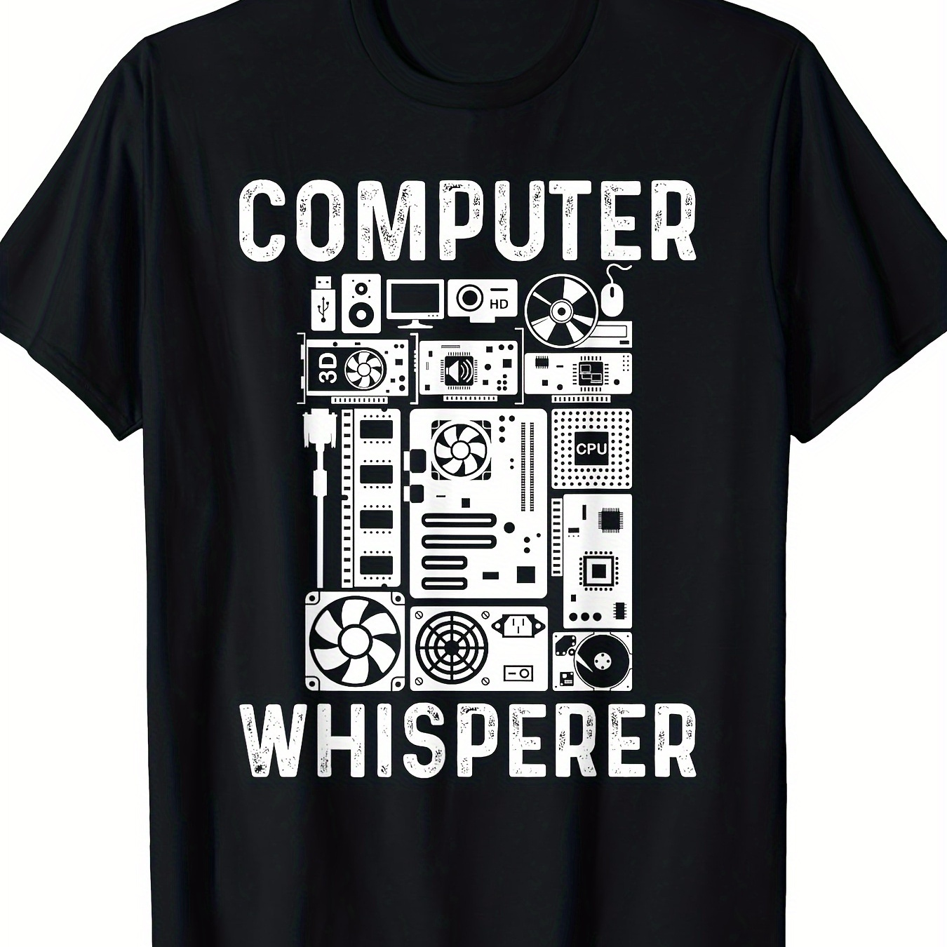 

Funny Computer Geek Tech Nerd Gift Men Women Cool Support T-shirt - 220g