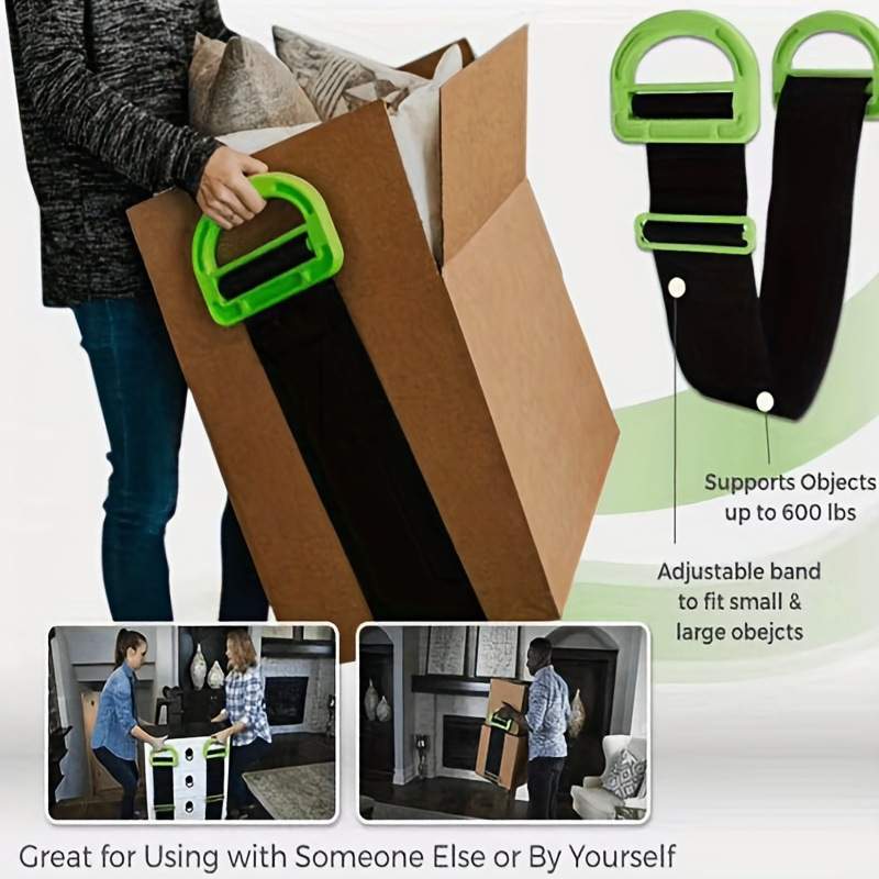 

1pc, Adjustable Lifting Moving Straps, Furniture Moving Straps For Furniture, Boxes, Mattress, Construction Materials And Heavy, Supports Up To 600 Lbs