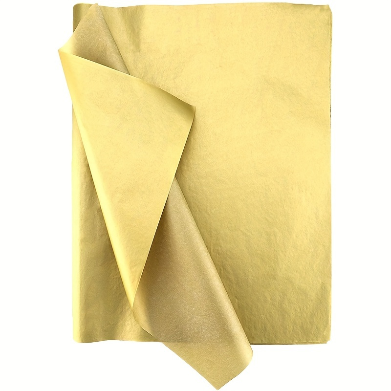 Gift Wrapping Tissue Paper Metallic Golden Print Tissue - Temu