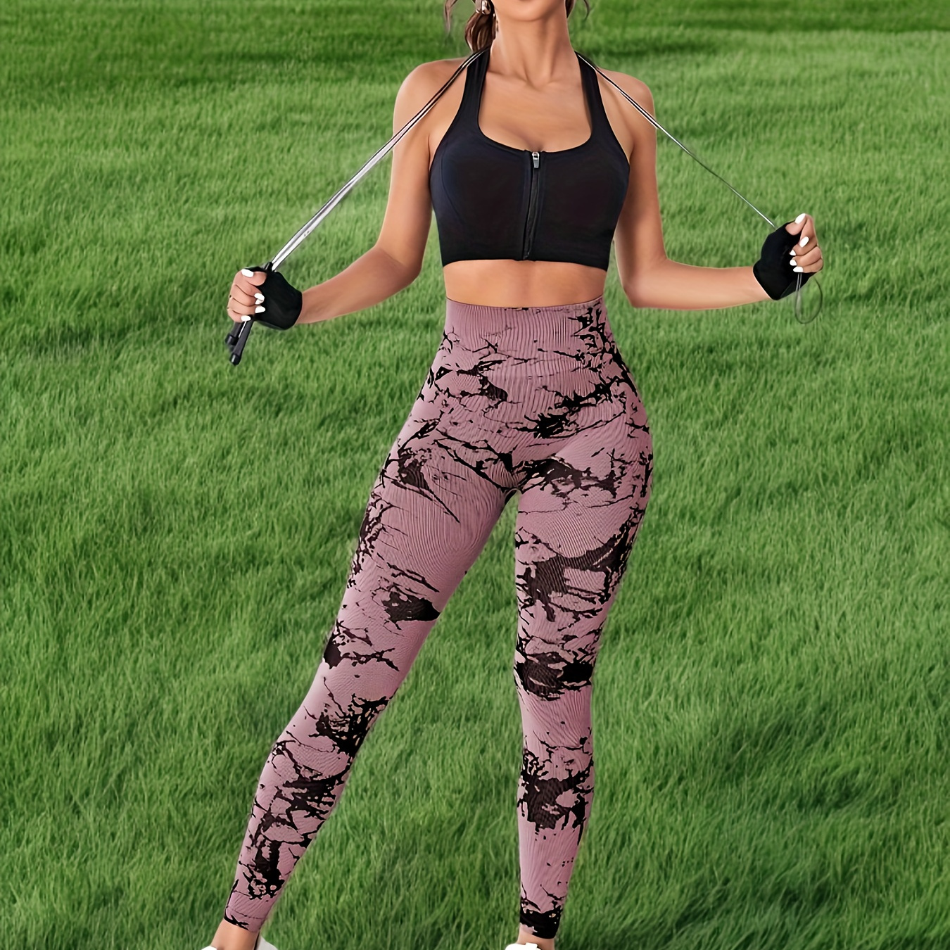 

[ ] Tie-dye -waist Leggings - & -wicking, For