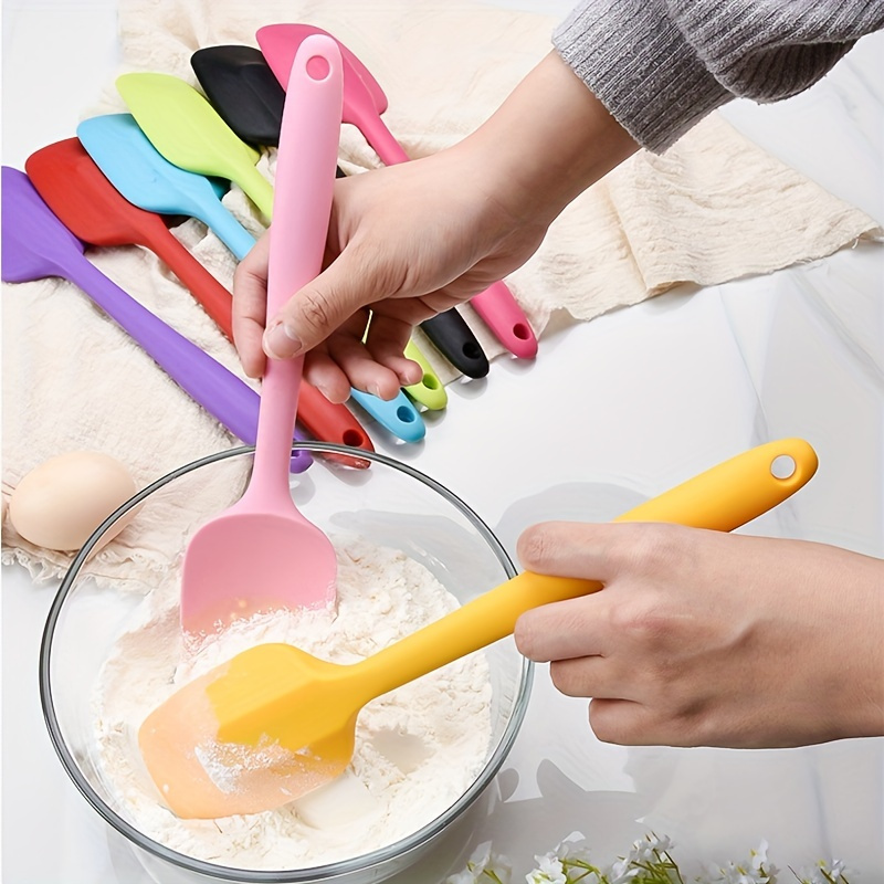2-in-1 Silicone Spatula And Jar Scraper For Effortless Cooking, Baking, And  Mixing, Perfect For Frosting And Cleanup, Dishwasher Safe, Kitchen Gadgets,  Cheap Items - Temu