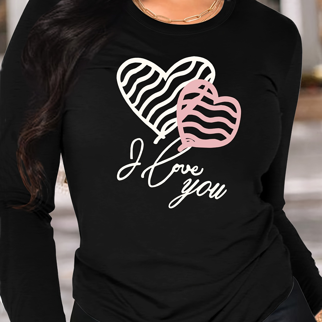 

Women's Long Sleeve T- Unique Graphic - , Polyester , - For Fall &