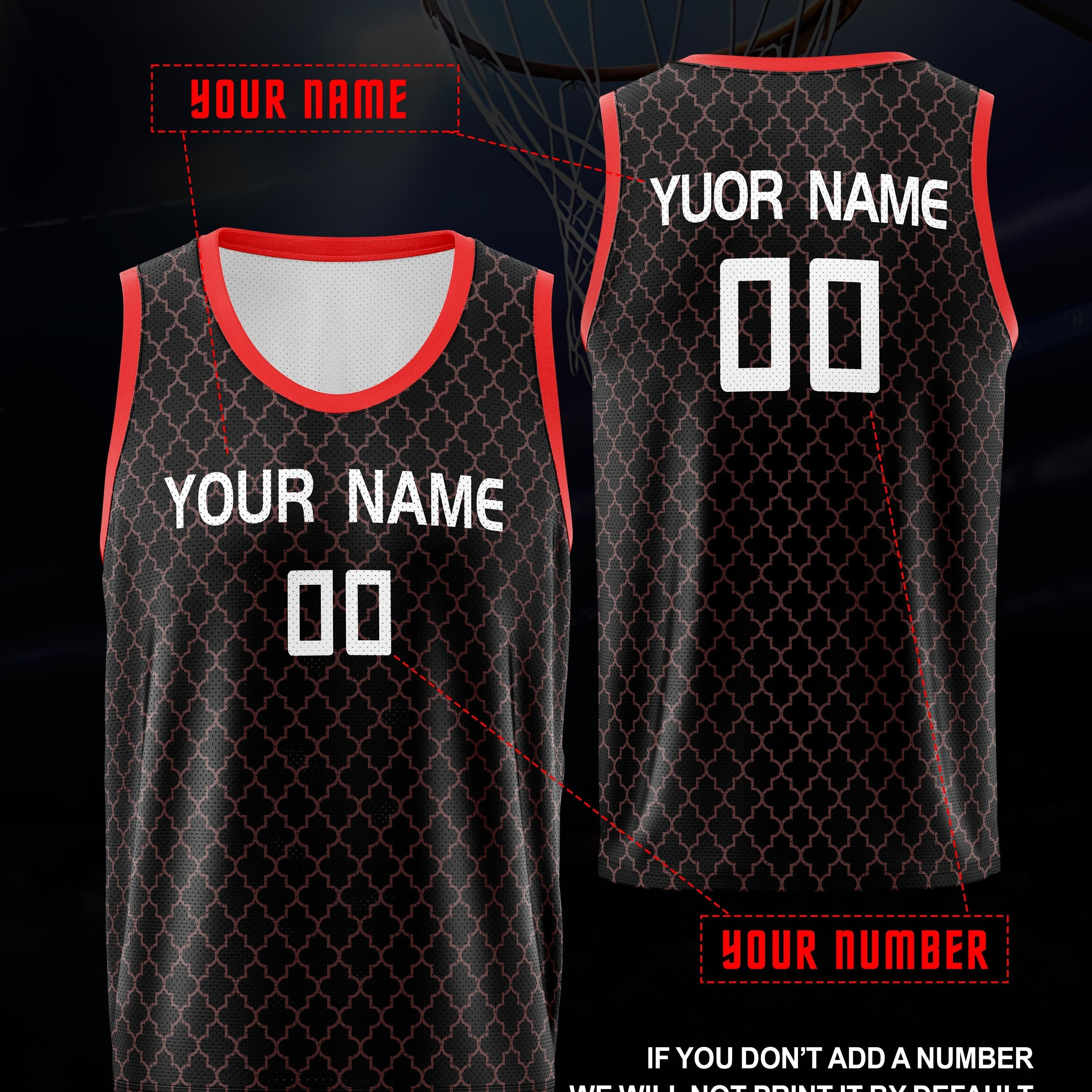 

Customized Name And Number, Comfortable Fit Breathable Basketball Tank Top, Personalized Summer Sportswear