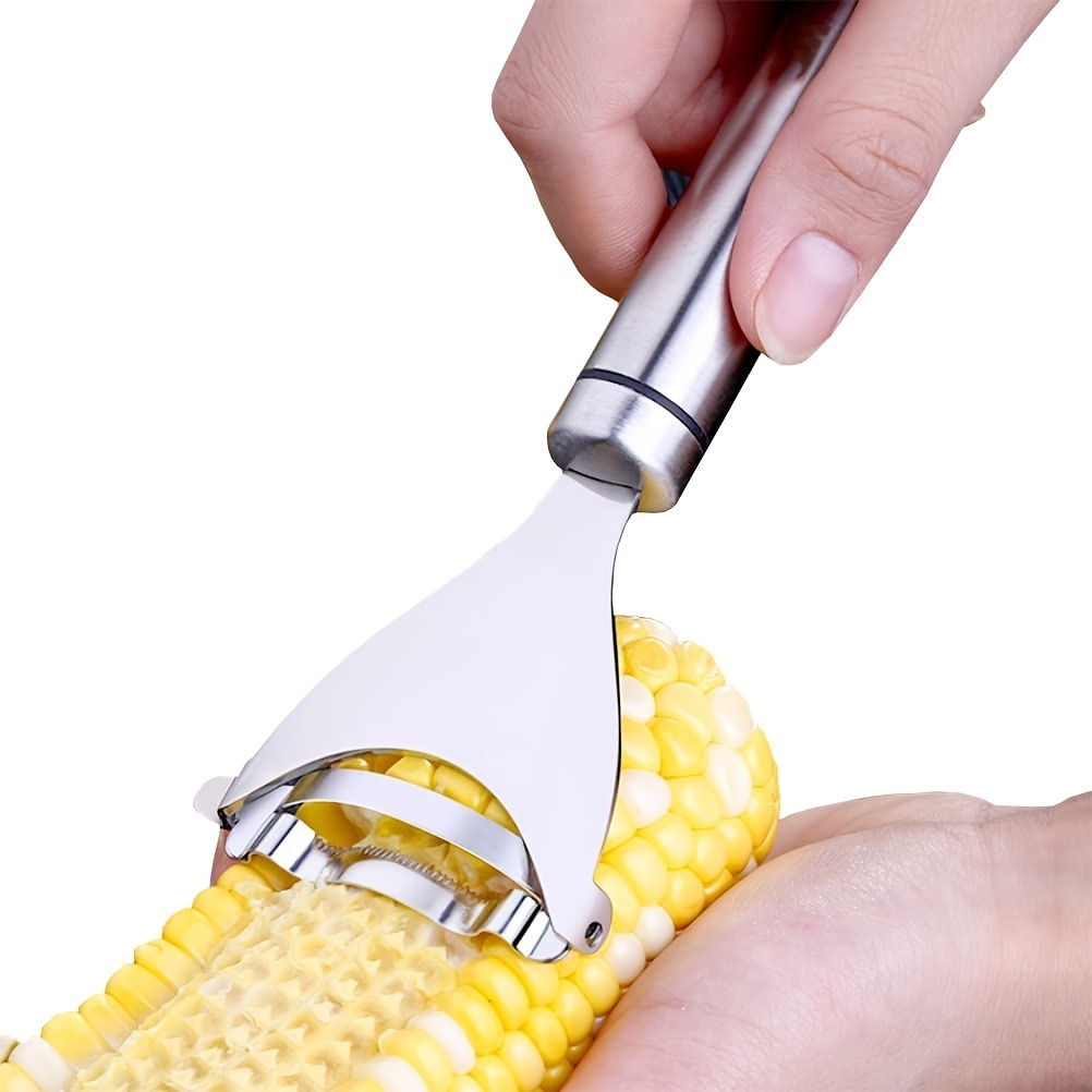 1pc Stainless Steel Corn Processing Tool - Corn Planer, Corn Knife