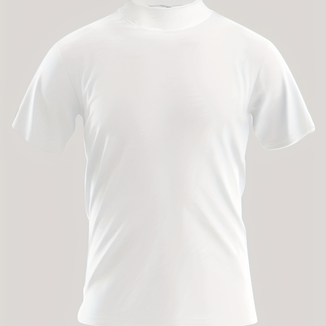 

MBDMBD T-Shirt Décontracté pour Hommes à Col Uni - Confortable, Mélange de Polyester Extensible, Lavable en Machine - pour Toutes les