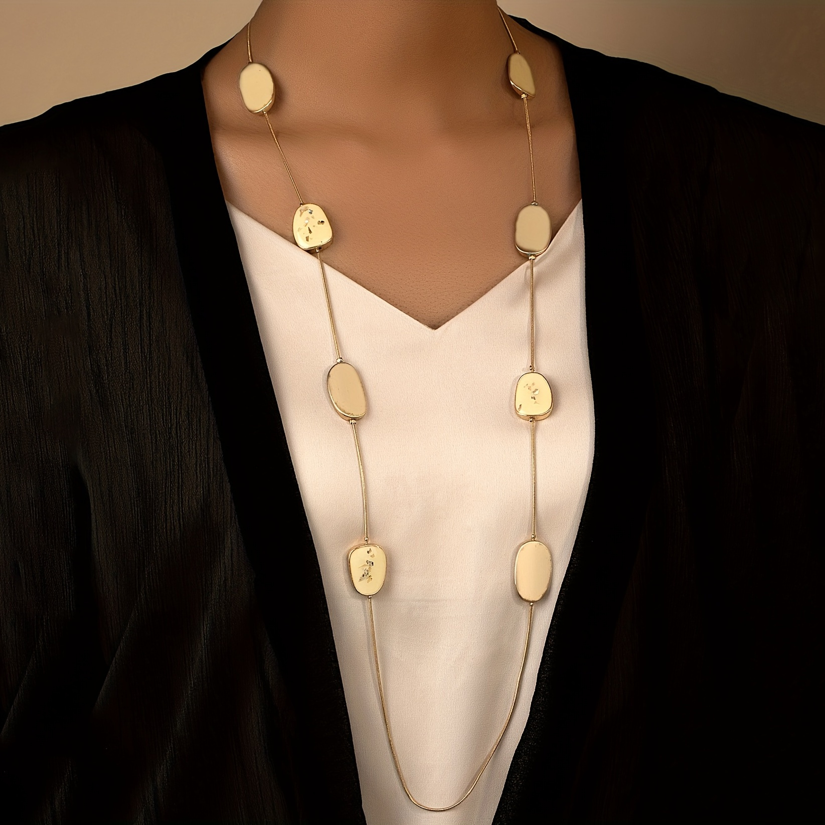  Long Gold Necklace