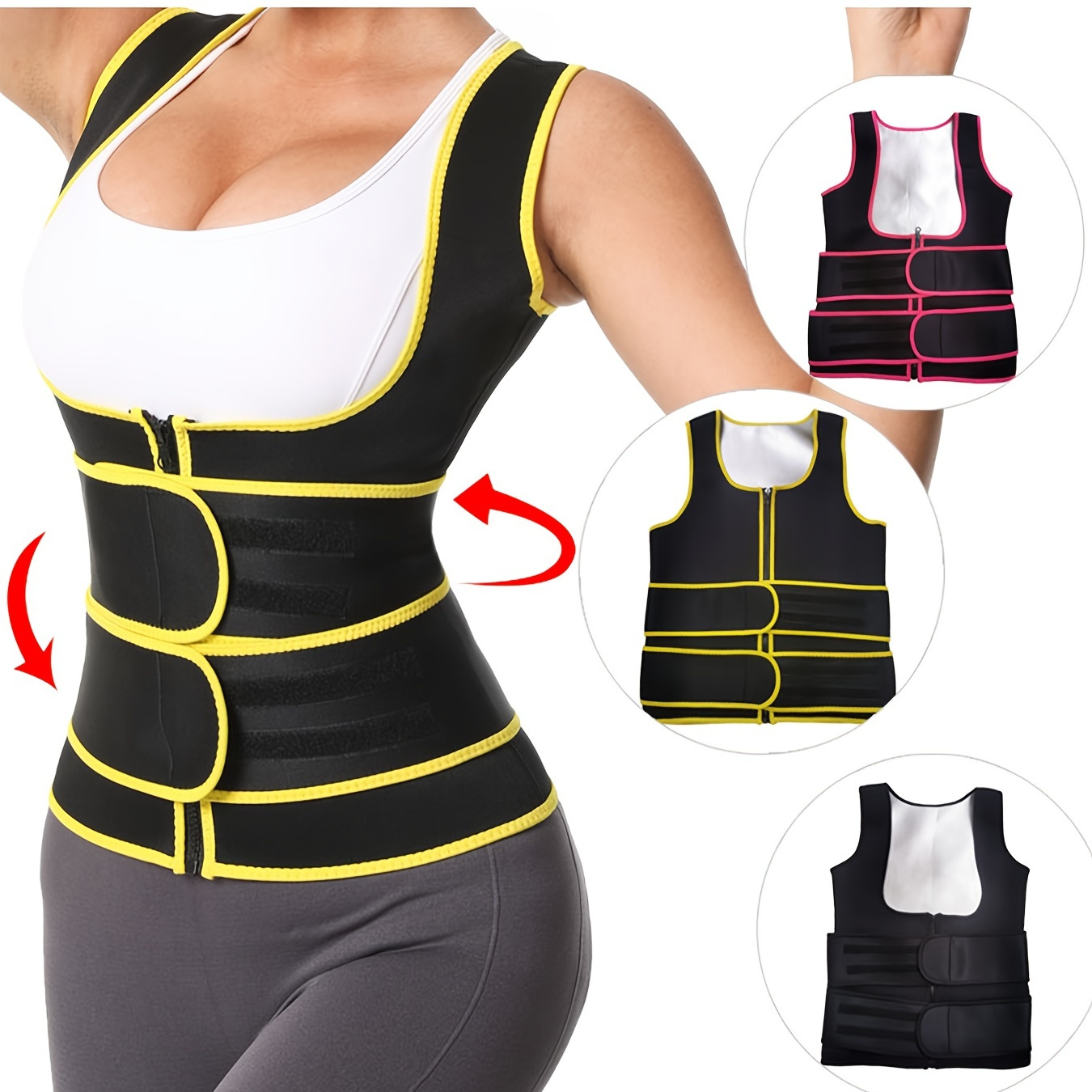 Breathable Tummy Control Corset, Waist Trainer For Women Front Button  Shapewear Belt, Women's Underwear & Shapewear