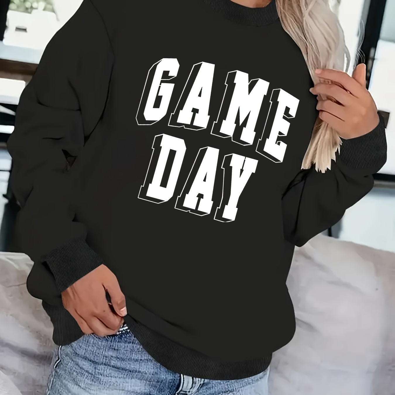 

Day Women's Sweatshirt - , Long Sleeve For Fall & , Plus Size