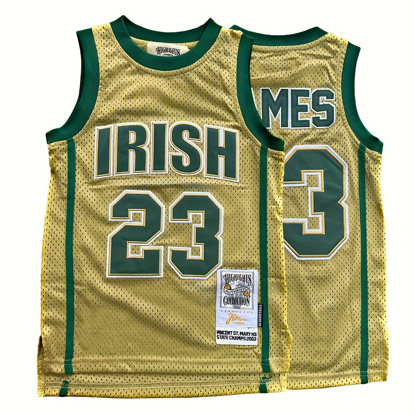 

Kids Sport Jerseys Youth For Boys Girls#23 High School Basketball Jersey, 5-14years