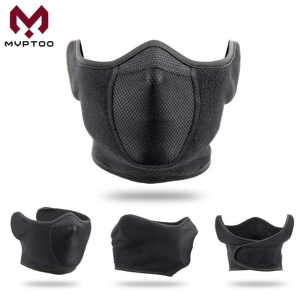 

Stay Warm & Breathable: Windproof Balaclava Motorcycle Mask Cover For Cycling & Skiing