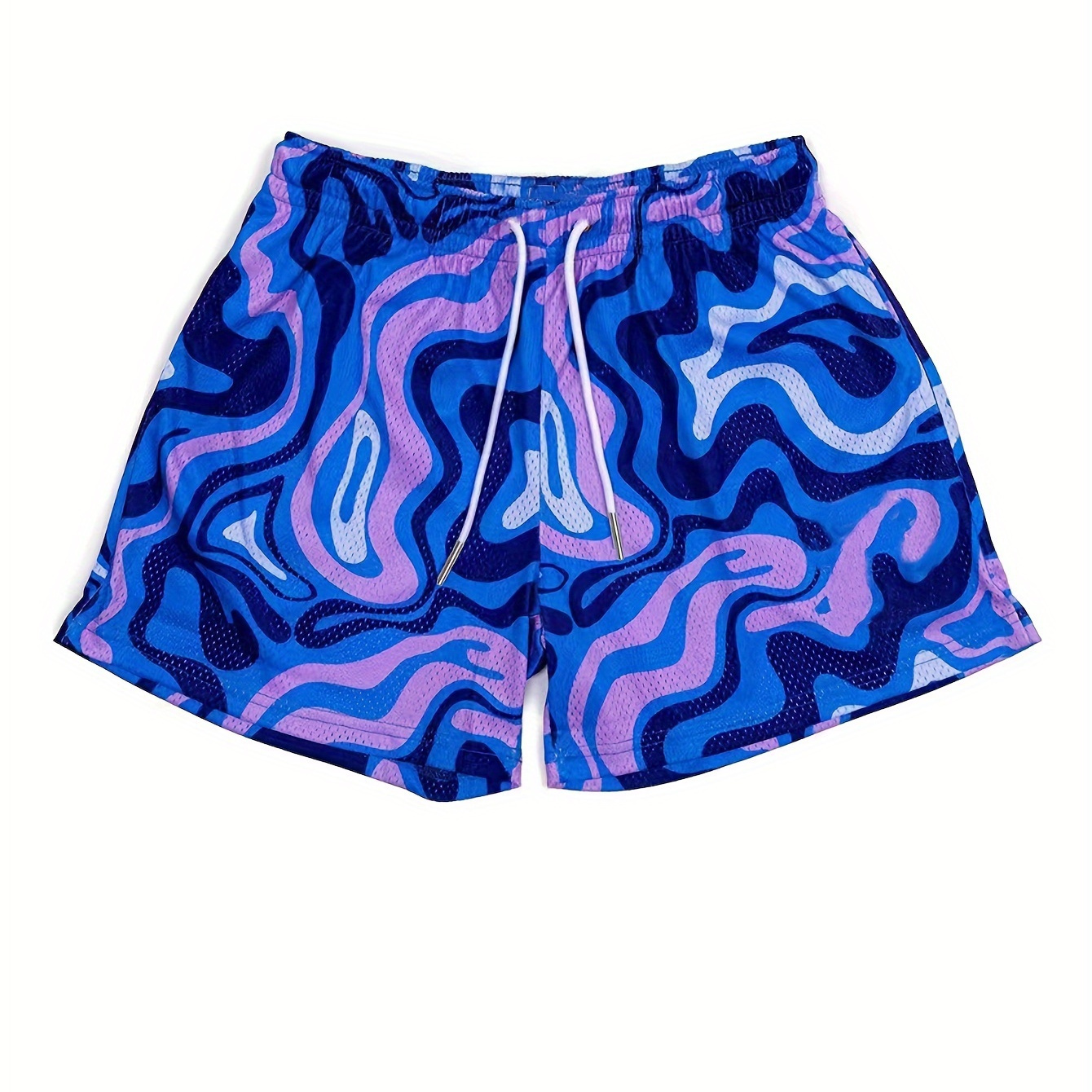 

American-style Sports Casual Pants, Straight Mesh Shorts, Men's Summer Thin Beach Pants, Loose Shorts