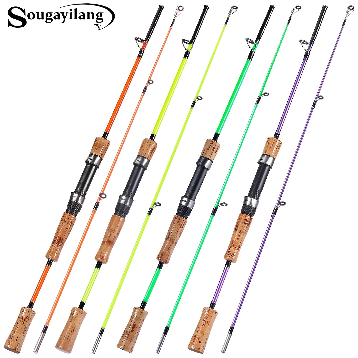 Sougayilang Micro Fishing Rod 4 section Ultralight Fishing - Temu Japan