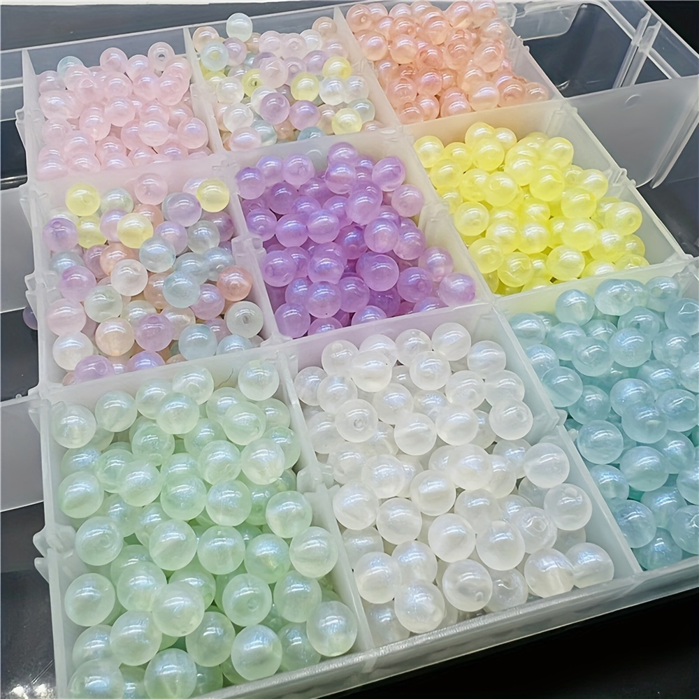 Mixed Opaque 7mm Rondelle Plastic Beads (600pcs)