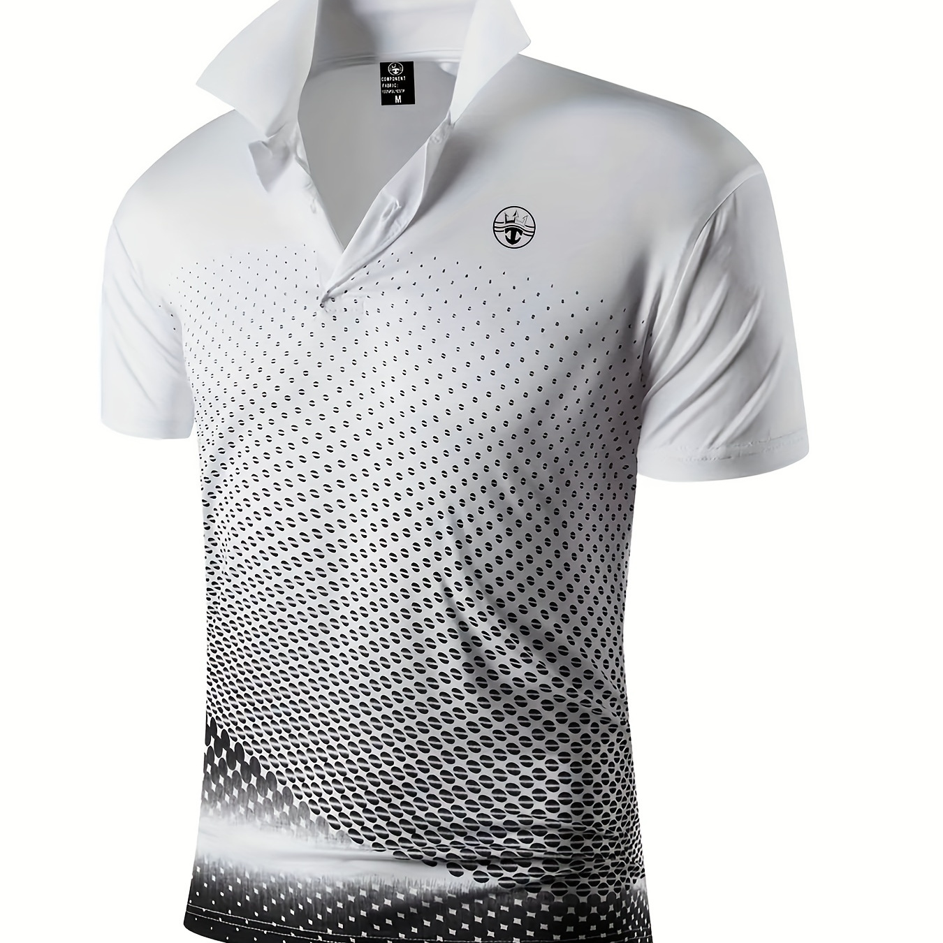 

Breathable Regular Fit Golf Shirt, Men's Casual V-neck T-shirt Short Sleeve Top For Summer, Men's Clothing