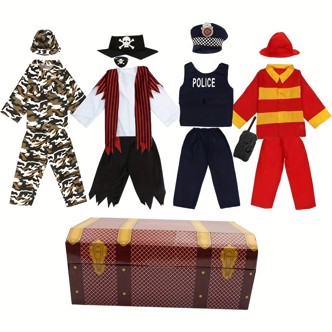 Ensemble de jeu de rôle de pompier de police pour enfants costume de pompier  chef des pompiers - DIAYTAR SÉNÉGAL