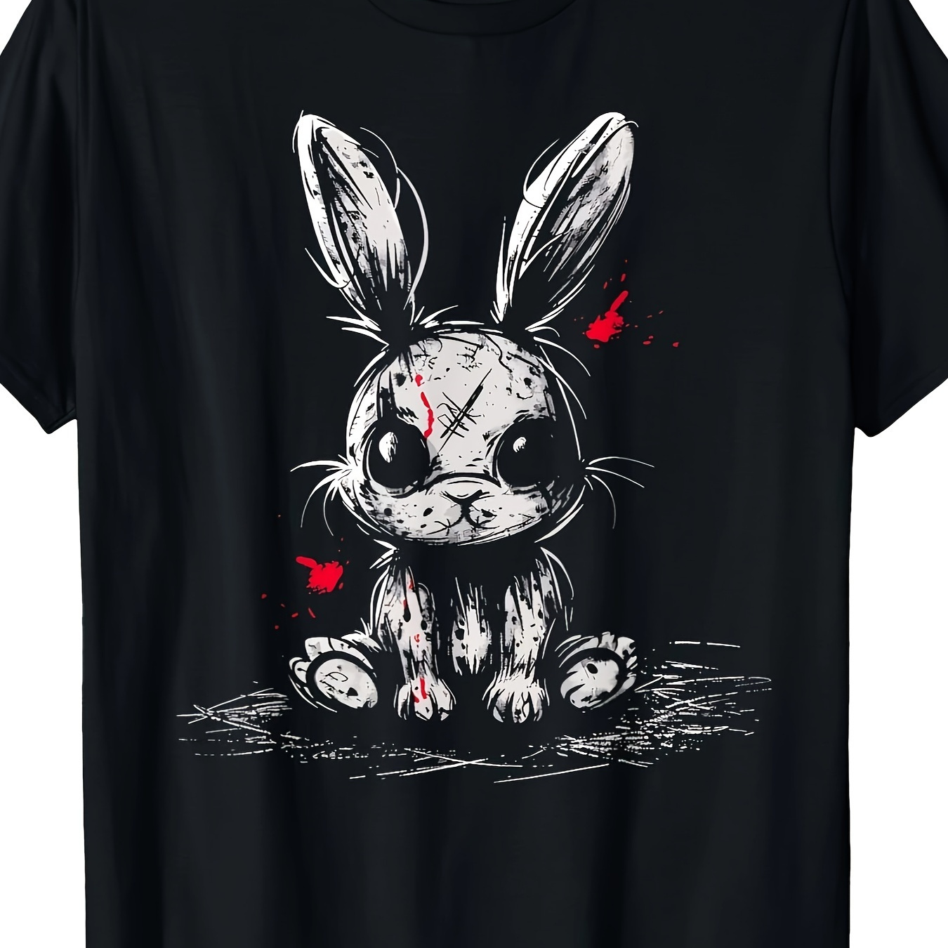 

Evil Horror Bunny Rabbit Alt Goth Grunge Demon T-shirt100% Cotton, 220g.