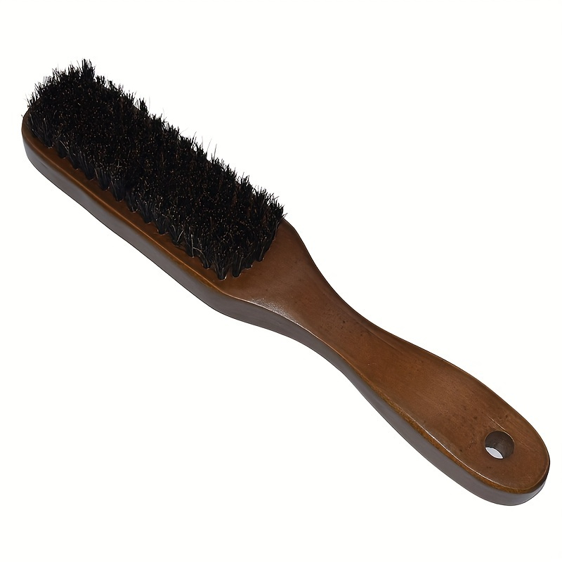 

Wood Handle Cleaning Brush Hairdressing Beard Brush Barber Hair Styling Comb Shaving Tools For Men