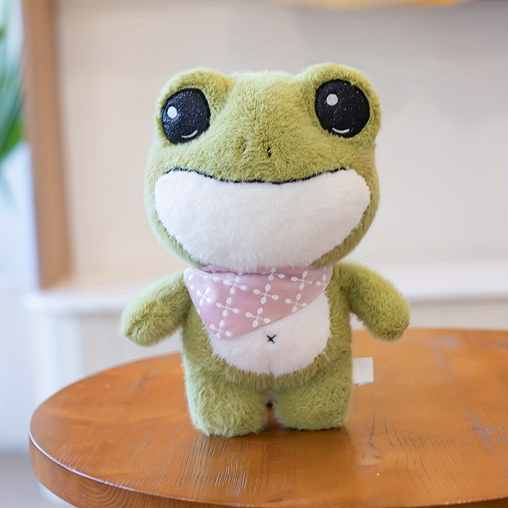 Big Eyed Frog Plush Doll Soft Stuffed Animals Sweater Kids - Temu Canada